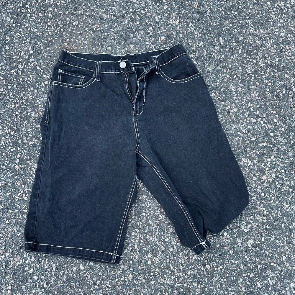 Miskeen Origins Dark Denim Shorts
